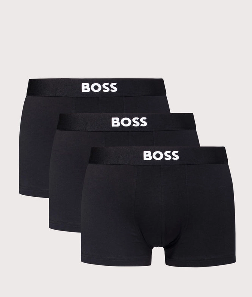 Hugo Boss Mens 3 Pack  ONE Trunks